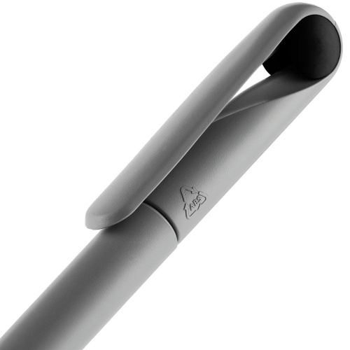 Ручка шариковая Prodir DS1 TMM Dot, серая с черным фото 5