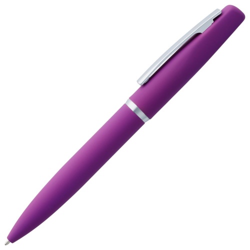Ручка шариковая Bolt Soft Touch, фиолетовая фото 2