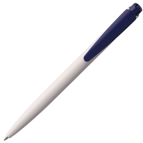 Ручка шариковая Senator Dart Polished, бело-синяя фото 3