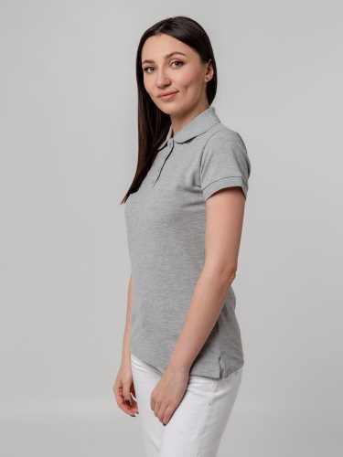 Рубашка поло женская Virma Premium Lady, серый меланж фото 7