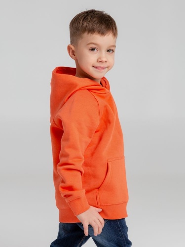 Толстовка детская Stellar Kids, оранжевая фото 6