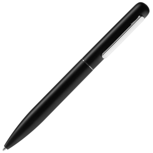 Ручка шариковая Scribo, матовая черная фото 3