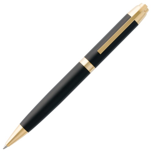 Ручка шариковая Razzo Gold, черная фото 3