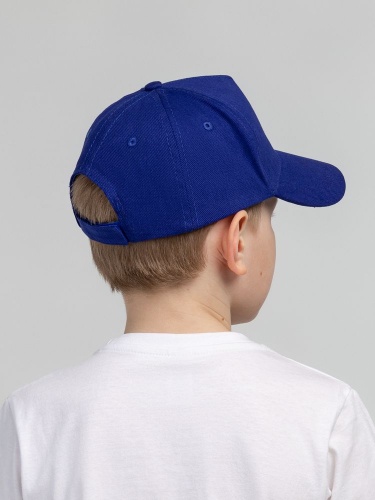 Бейсболка детская Standard Kids, синяя фото 8