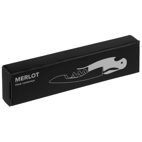 Нож сомелье Merlot, черный фото 3