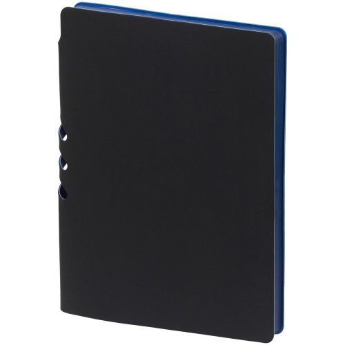 Ежедневник Flexpen Black, недатированный, черный с синим фото 6