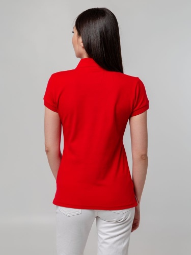 Рубашка поло женская Virma Premium Lady, красная фото 8