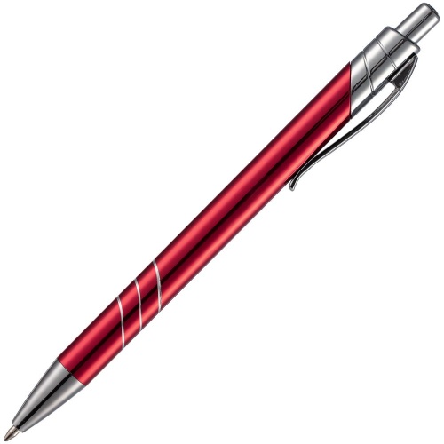 Ручка шариковая Undertone Metallic, красная фото 2