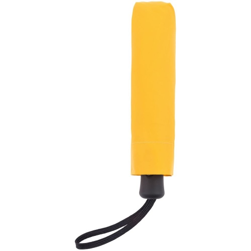 Зонт складной Manifest Color со светоотражающим куполом, желтый фото 4