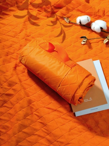 Плед для пикника Comfy, оранжевый фото 5