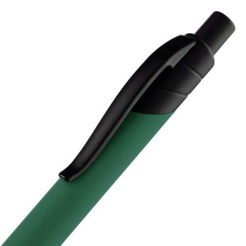 Ручка шариковая Undertone Black Soft Touch, зеленая фото 5