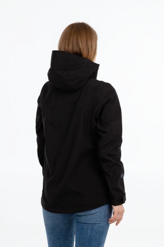 Куртка софтшелл женская Patrol, черная с серым фото 8
