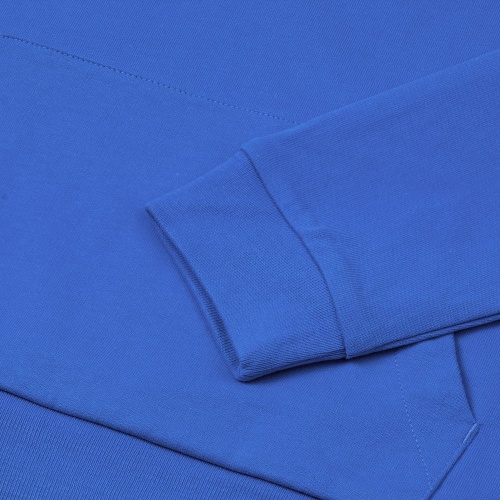Толстовка на молнии с капюшоном Siverga Heavy 2.0, ярко-синяя фото 3
