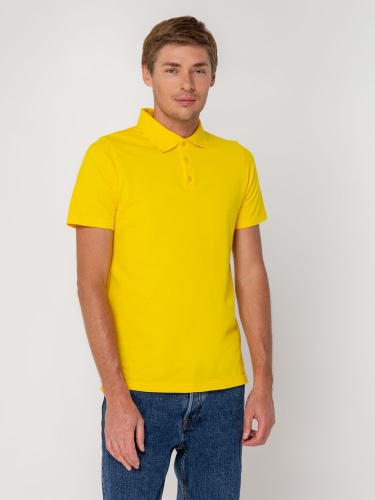 Рубашка поло мужская Virma Light, желтая фото 6
