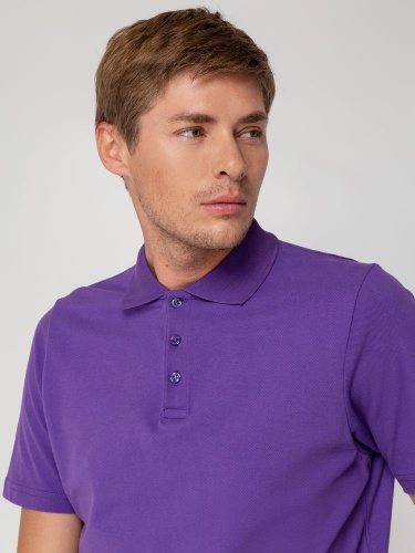 Рубашка поло мужская Virma Light, фиолетовая фото 8