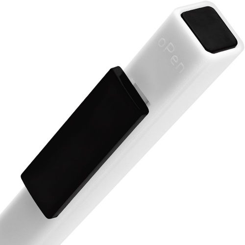 Ручка шариковая Swiper SQ, белая с черным фото 4