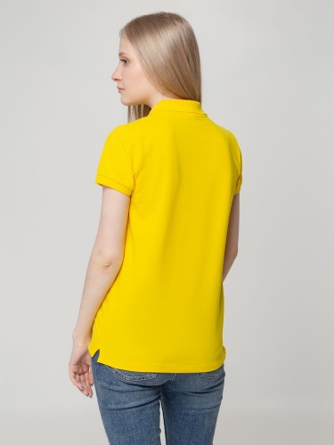 Рубашка поло женская Virma Lady, желтая фото 7