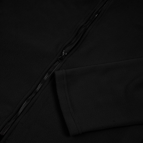 Куртка флисовая унисекс Manakin, черная фото 3