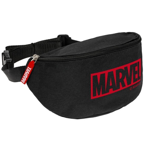 Поясная сумка Marvel, черная фото 6