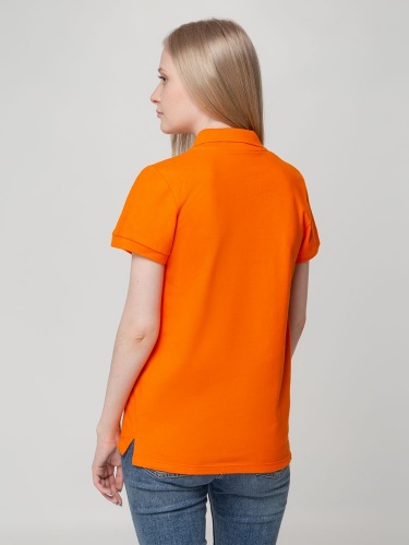Рубашка поло женская Virma Lady, оранжевая фото 7