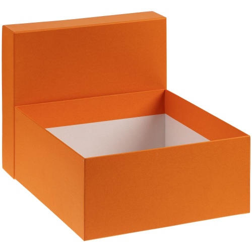Коробка Satin, большая, оранжевая фото 2