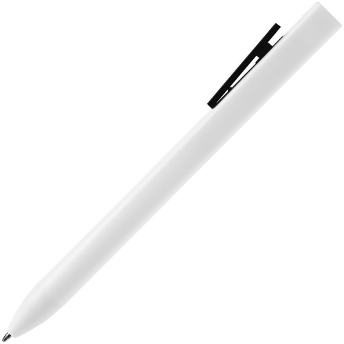 Ручка шариковая Swiper SQ, белая с черным фото 3