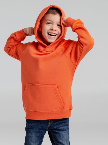 Толстовка детская Stellar Kids, оранжевая фото 4