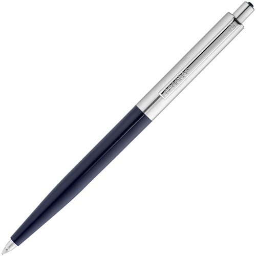 Ручка шариковая Senator Point Metal, темно-синяя фото 3