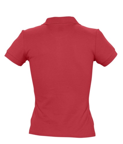 Рубашка поло женская People 210, красная фото 2