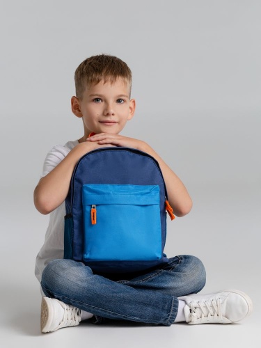 Рюкзак детский Kiddo, синий с голубым фото 9
