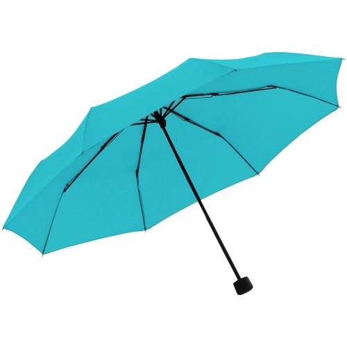 Зонт складной Trend Mini, бирюзовый фото 2