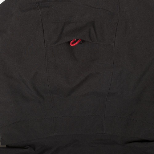 Куртка софтшелл мужская Patrol, черная с красным фото 4