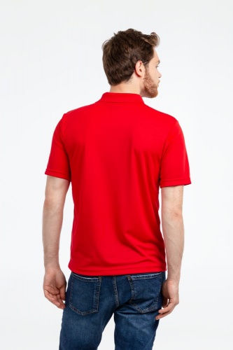 Рубашка поло мужская Eclipse H2X-Dry, красная фото 9