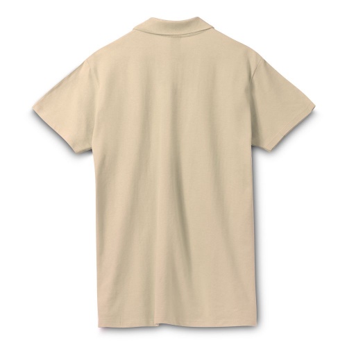 Рубашка поло мужская Spring 210, бежевая фото 2