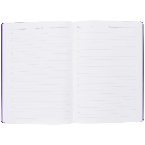 Ежедневник Flexpen, недатированный, серебристо-фиолетовый фото 10