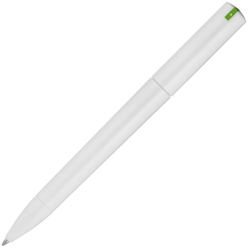Ручка шариковая Split White Neon, белая с зеленым фото 4