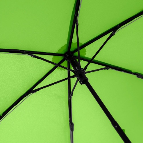 Зонт складной Zero 99, зеленый фото 4