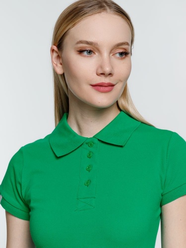 Рубашка поло женская Virma Premium Lady, зеленая фото 5