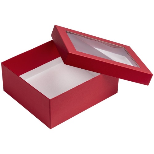 Коробка Teaser с окном, красная фото 3