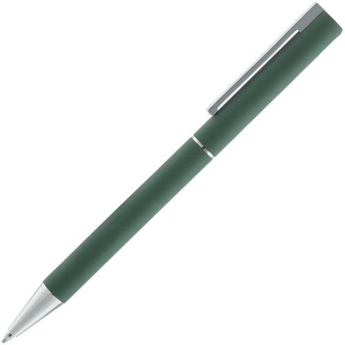 Ручка шариковая Blade Soft Touch, зеленая фото 3