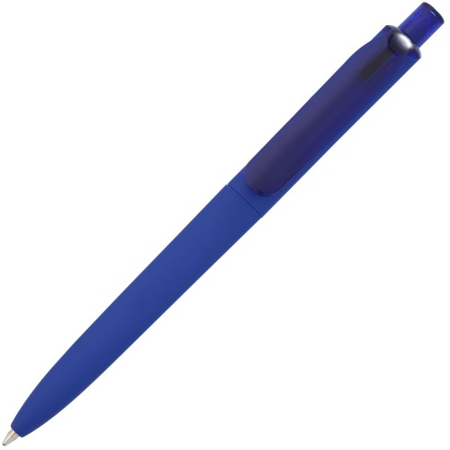 Ручка шариковая Prodir DS8 PRR-Т Soft Touch, синяя фото 2