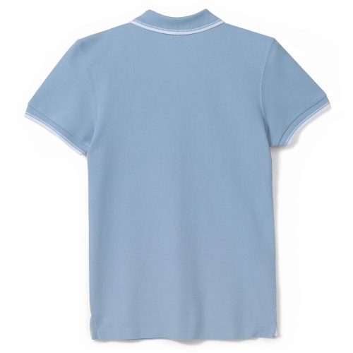 Рубашка поло женская Practice Women 270, голубая с белым фото 2