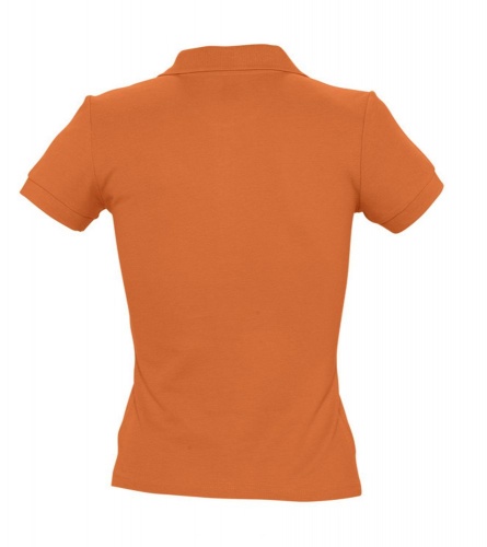 Рубашка поло женская People 210, оранжевая фото 2