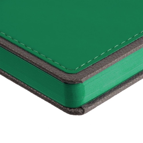 Ежедневник Frame, недатированный, зеленый с серым фото 5