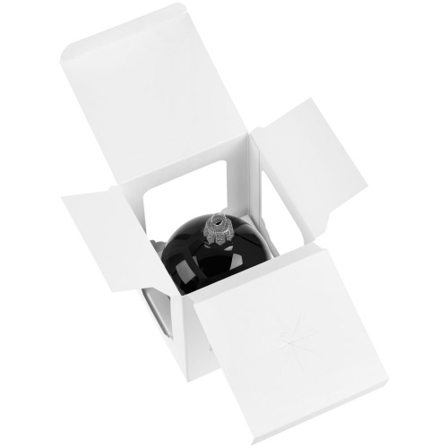 Елочный шар Gala Night в коробке, черный, 6 см фото 6