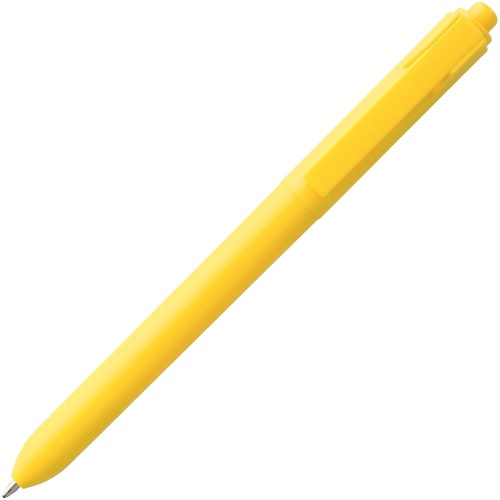 Ручка шариковая Hint, желтая фото 3