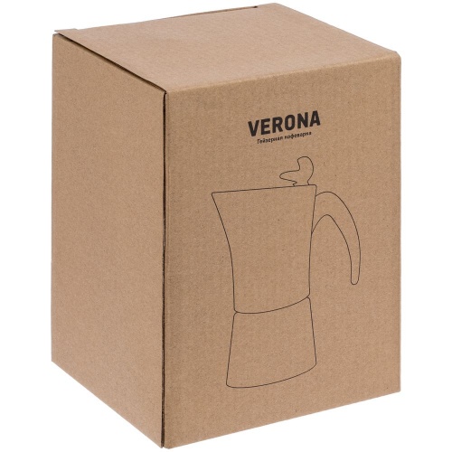 Гейзерная кофеварка Verona, в коробке фото 6