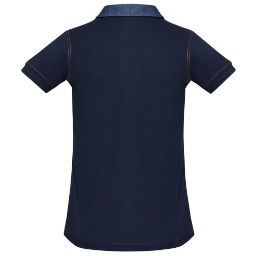 Рубашка поло женская DNM Forward темно-синяя фото 2