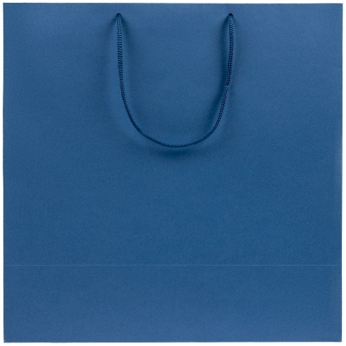 Пакет бумажный Porta L, синий фото 2