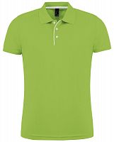 Рубашка поло мужская Performer Men 180 зеленое яблоко